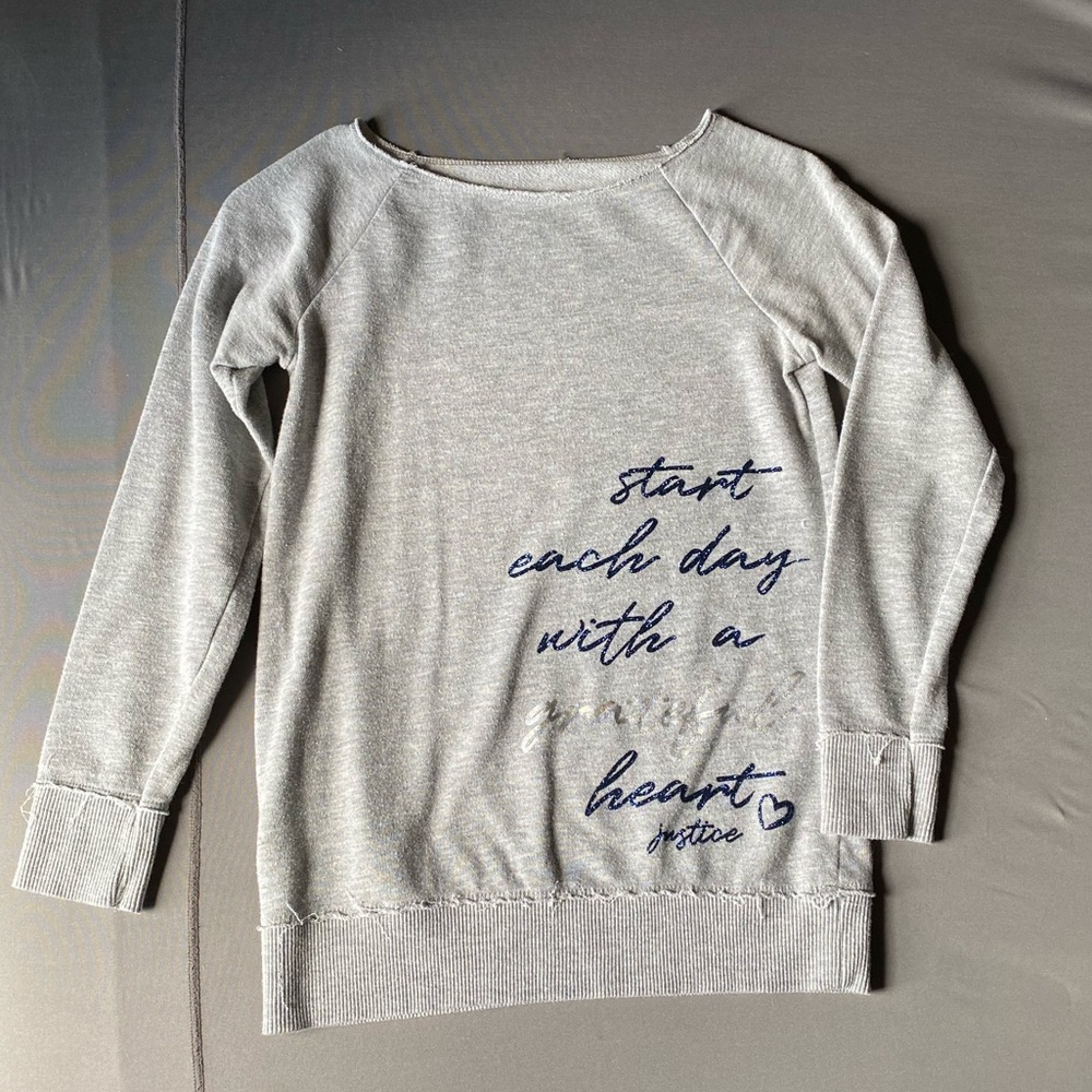 Justice long sweatshirt
